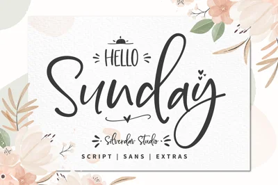 Hello Sunday - Font Trio *Update*