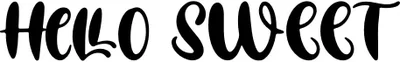 Hello Sweet Font