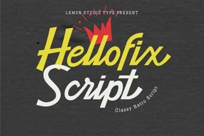 Hellofix Script - Retro