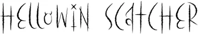 Hellowin Scatcher Font