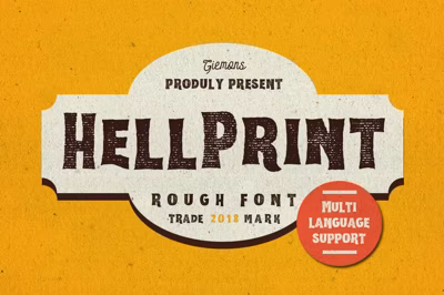 Hellprint Typeface Free Download