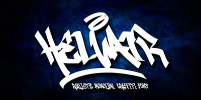Helvair Graffiti Font