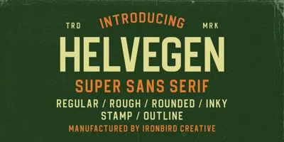 Helvegen Font