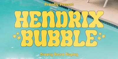 Hendrix Bubble Font
