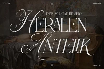 Heralen Antelik Display Serif Font