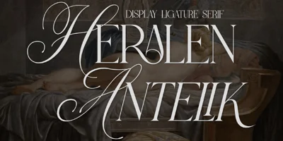 Heralen Antelik Font