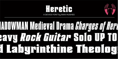 Heretic Font