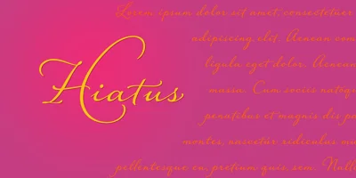Hiatus Font