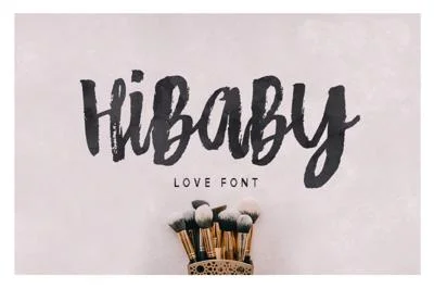 Hibaby Love Font