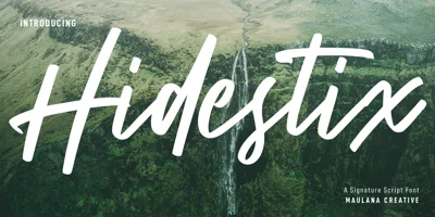 Hidestix Font