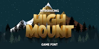 High Mount Font