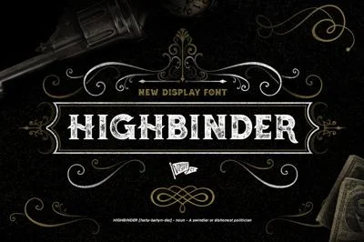 Highbinder Display Font