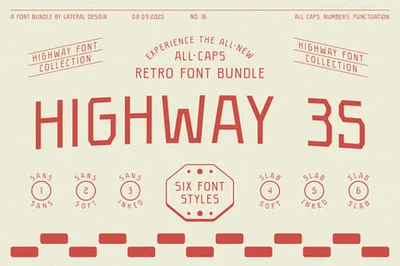 Highway 35 Font