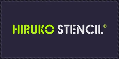 Hiruko Stencil Font