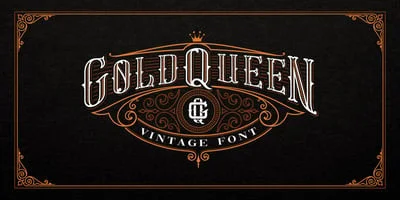 HKF Gold Queen DLC Font