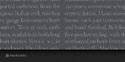 Hoefler Titling Font