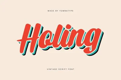 Holing Font