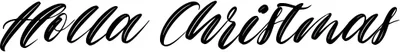 Holla Christmas Font