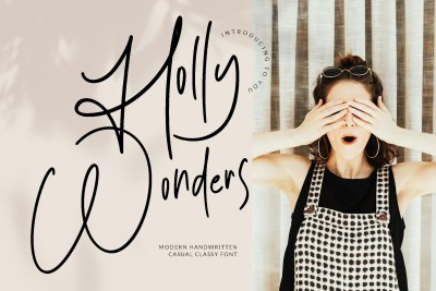 Holly Wonders Wedding Font