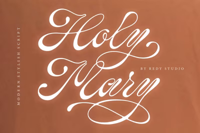 Holy Mary – Modern Calligraphy Font Free Download