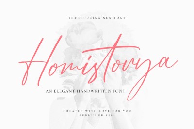 Homistorya - Wedding Font