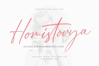 Homistorya - Wedding Font