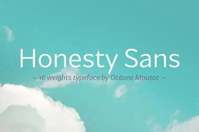 Honesty Sans Font