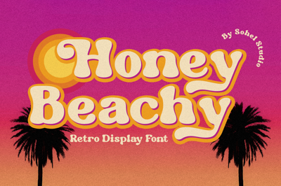 Honey Beachy - Poster & Banner Font Free Download