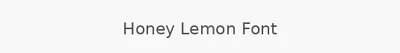 Honey Lemon Font