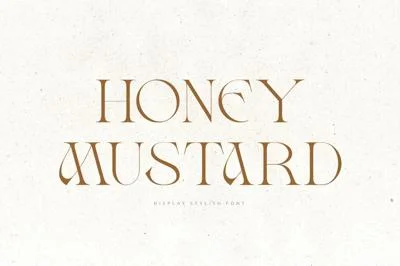 Honey Mustard | Display Stylish Font