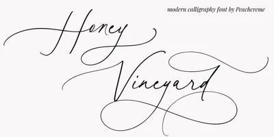 Honey Vineyard Font
