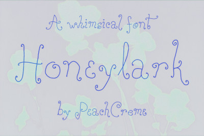 Honeylark Whimsical Curly Font