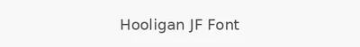 Hooligan JF Font
