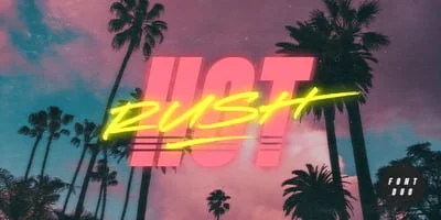 Hot Rush Font