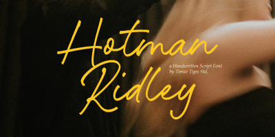 Hotman Ridley Font