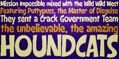 Houndcats PB Font