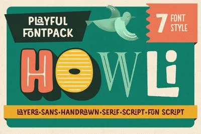 Howli - Playful FontPack
