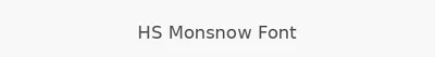 HS Monsnow Font