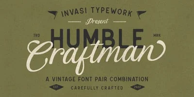 Humble Craftman Font