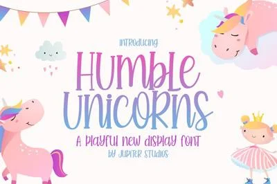 Humble Unicorns Font