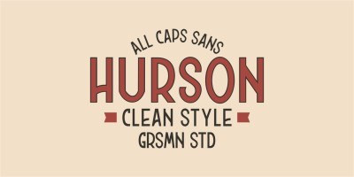 Hurson Clean Font