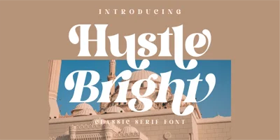 Hustle Bright Font