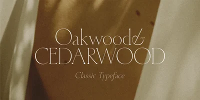 HV Cedarwood Font
