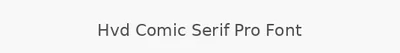 Hvd Comic Serif Pro Font