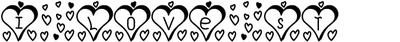 I Love St Font