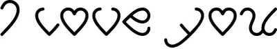 I Love You2 Font