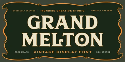 IC Grand Melton Font
