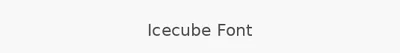 Icecube Font