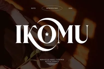 IKOMU UNnique Serif Typeface
