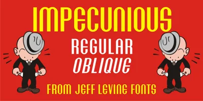 Impecunious JNL Font